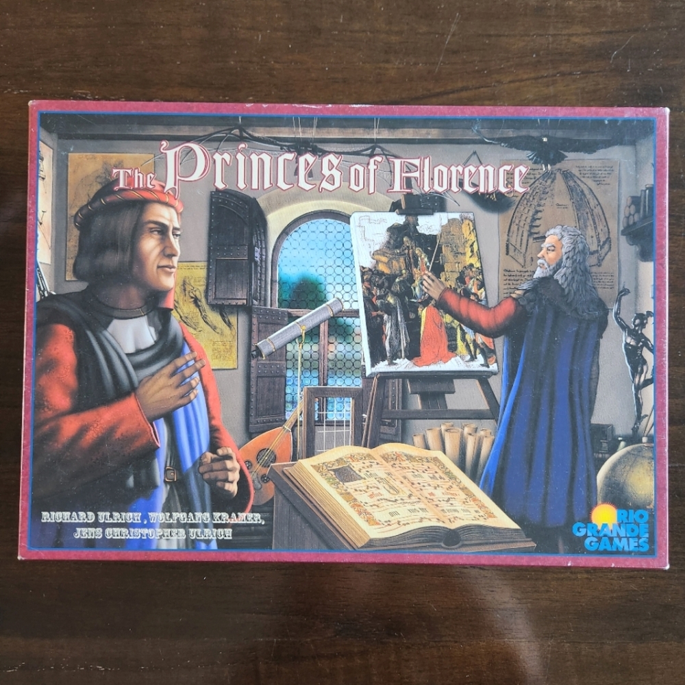 The Princes of Florence Rio Grande Games 2010 Board Game - New Open Box